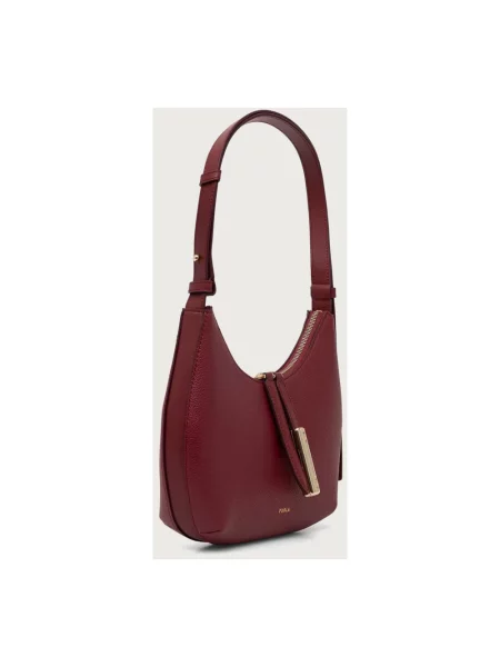 Furla torebka crossbody skórzana czerwona
