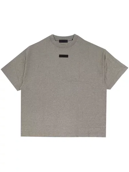 Tricou Fear Of God Essentials cu aplicații gri
