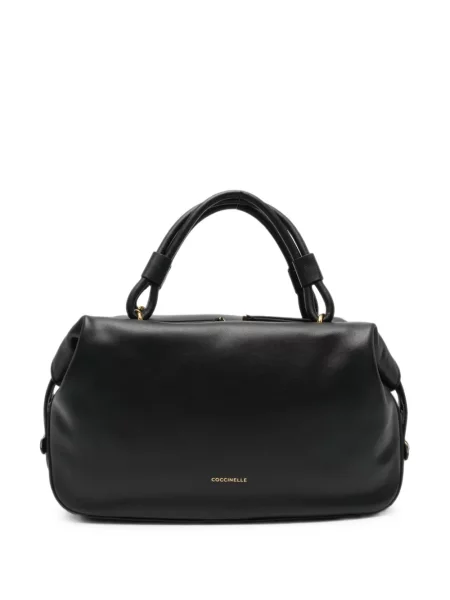 Geantă shopper Coccinelle din piele negru