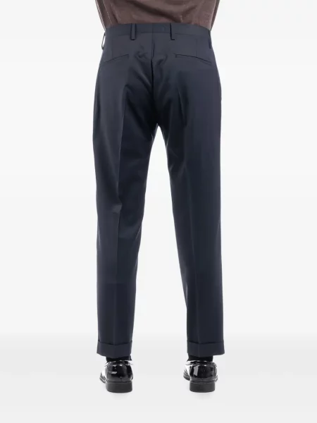 Pantaloni Briglia 1949 plisate albastru