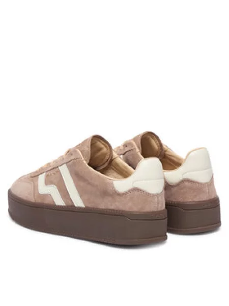 Gant Sneakers tornacipő Cuzmani | hasított bőr bézs
