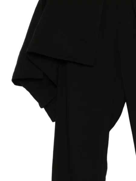 Pantaloni Limi Feu drapate negru