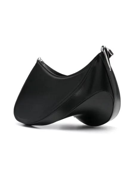 Torebka Mugler skórzana czarna