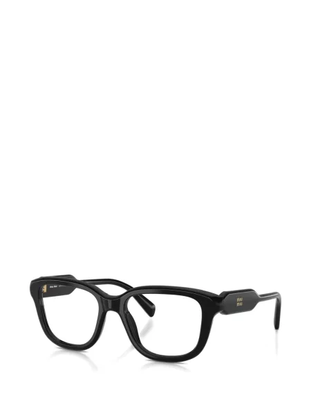 Правоъгълни слънчеви очила Miu Miu Eyewear черно