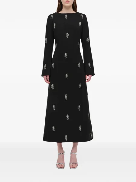 Rochie maxi Simkhai până la genunchi de costum negru