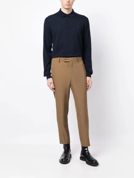 Vilnonės pusiau užtrauktukas kojines Polo Ralph Lauren žemu liemeniu rožinė