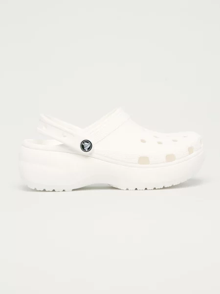 Чехли Crocs Classic Platform Clog дамски бяло