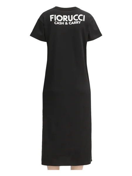 Rochie tip cămașă Fiorucci de costum negru