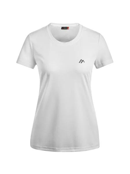 T-shirt Maier Sports Waltraud biała
