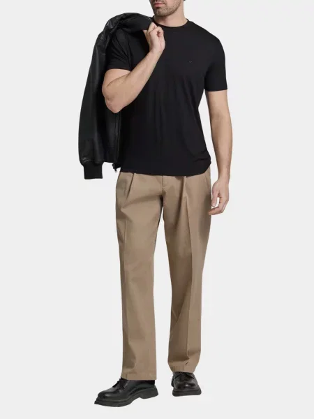 Футболка Emporio Armani модал чорний