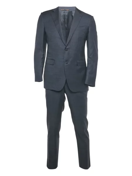 Costum Canali de lână de costum albastru