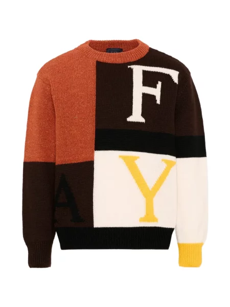 Sweter dziecięcy Fay brązowy