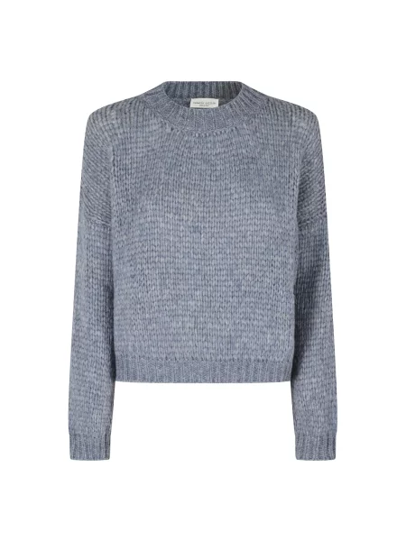 Sweter Roberto Collina niebieski