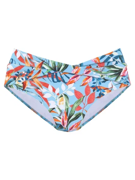 VENICE BEACH Slip costum de baie albastru marin / albastru deschis / oliv alb