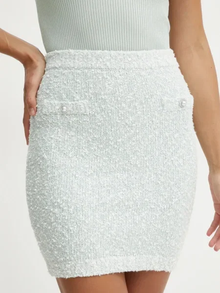 Guess spódnica DOROTHY mini ołówkowa zielony
