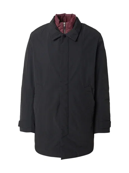 Krakatau Přechodný kabát BLERIOT burgundská červeň černá