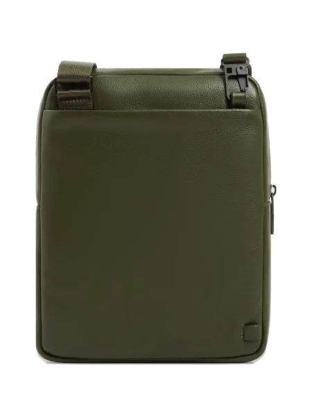 Geanta crossbody Piquadro din piele verde