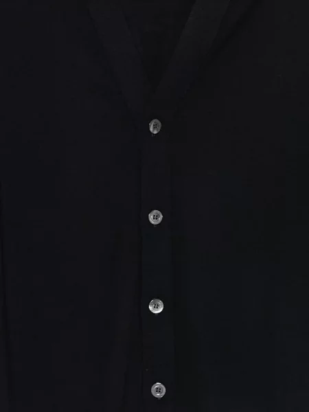 Cardigan Alpha Studio cu decolteu în V negru