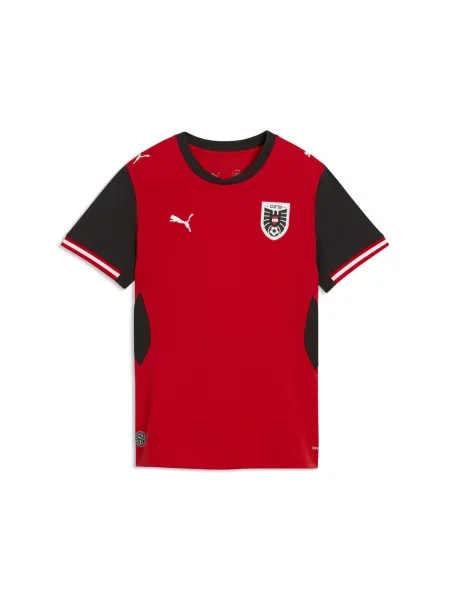 PUMA koszulka domowa reprezentacji Austrii Akcesoria S czerwony