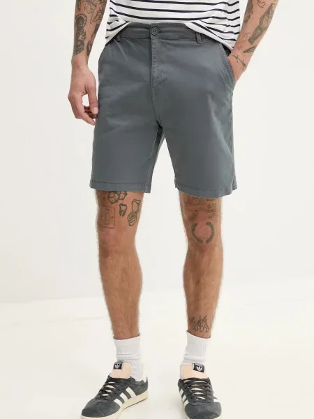 Къс панталон Resteröds Chin shorts сиво