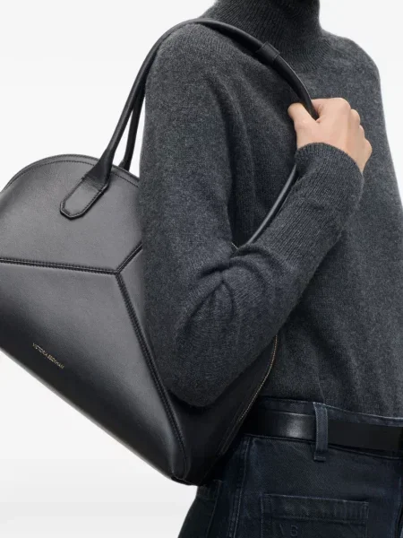 Geantă Victoria Beckham din piele negru