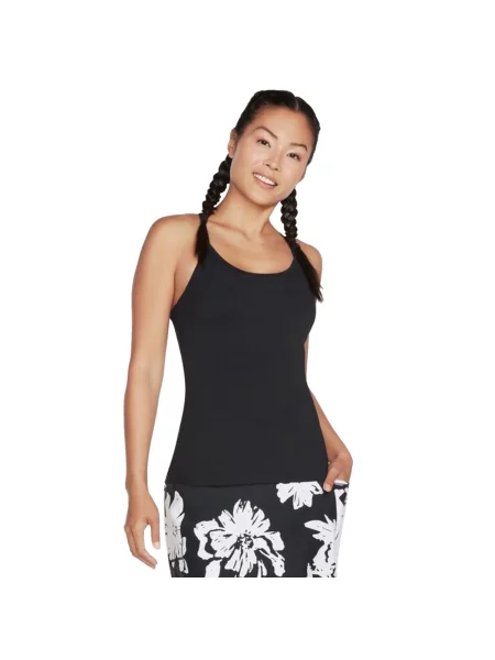 Koszulka sportowa Skechers GO Walk Racerback czarna