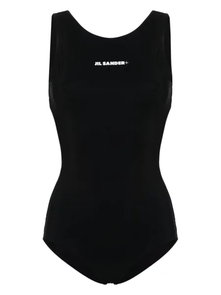 Costum de baie Jil Sander cu imagine negru