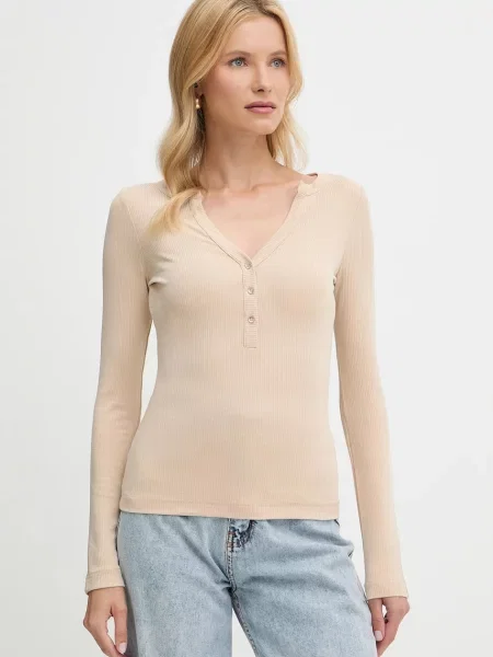 Guess longsleeve LENA beżowy