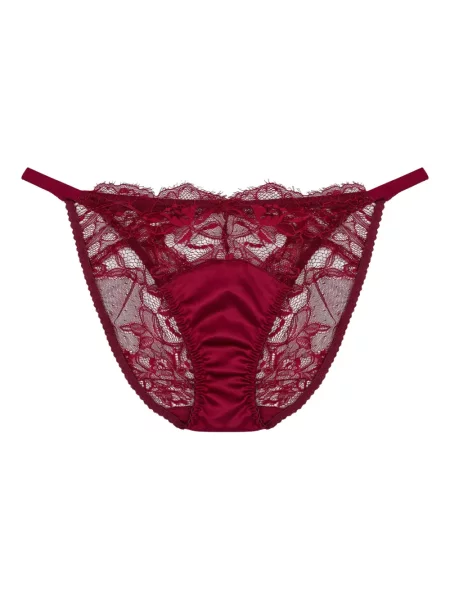 Бикини Fleur Of England с дантела червено