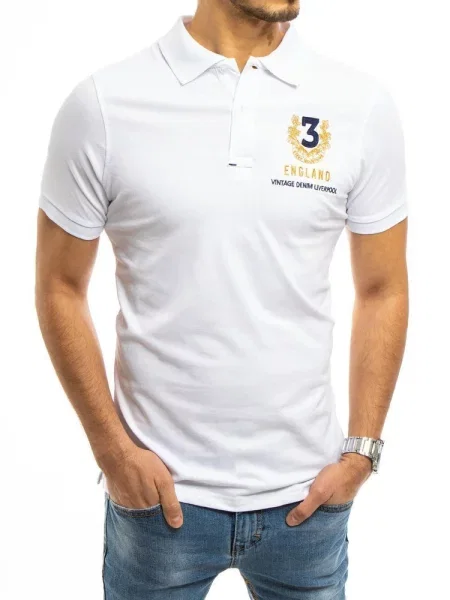 Koszulka polo Dstreet biała