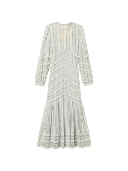 Rochie midi Twinset cu dungi până la genunchi de costum