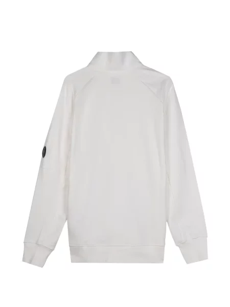 Pulover C.p. Company din fleece alb