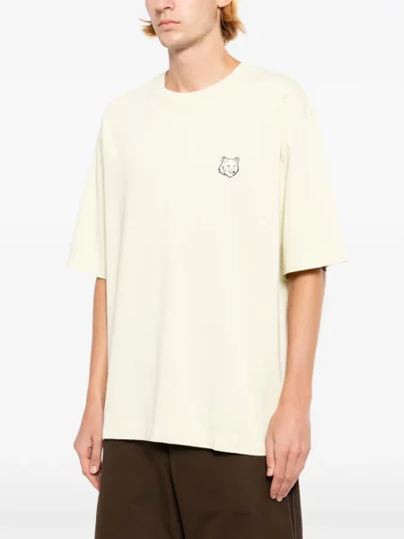 Tricou Maison Kitsune galben