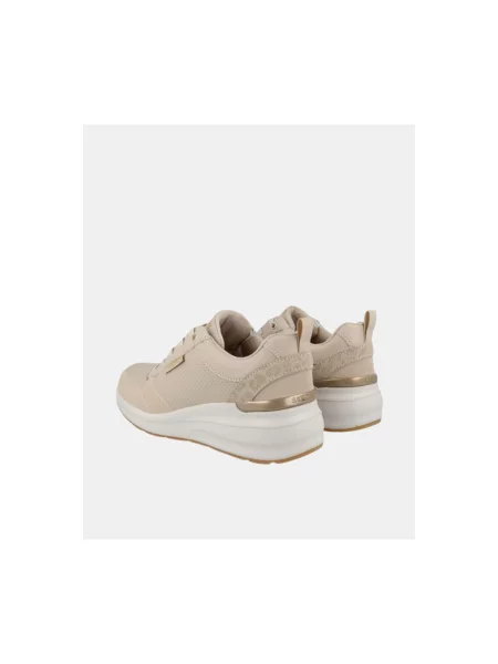 Pöttyös félcipő Skechers bézs