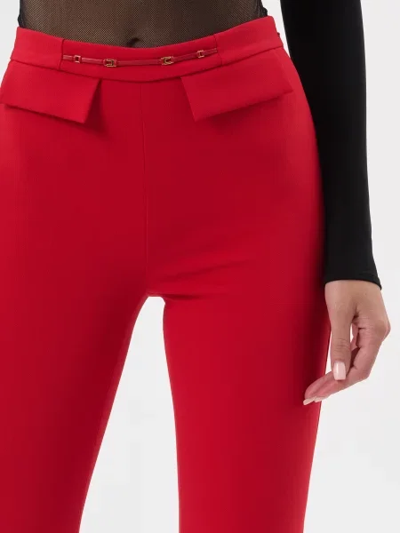 Брюки Elisabetta Franchi красные