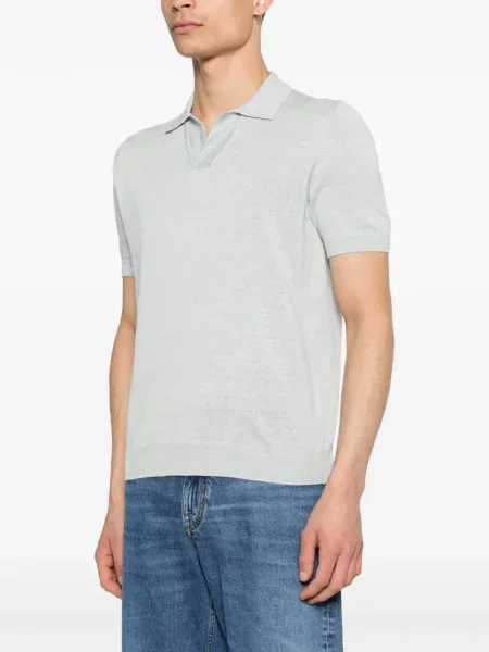 Tricou Tagliatore cu decolteu în V verde