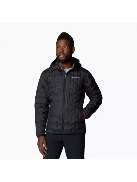 Мъжко пухено яке Columbia Delta Ridge II Down Hooded black черно