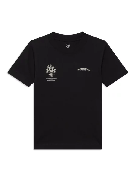 Jack & Jones Junior Tricou JJTRADITION kitt / negru alb