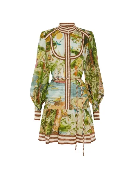 Sukienka mini Alemais zielona