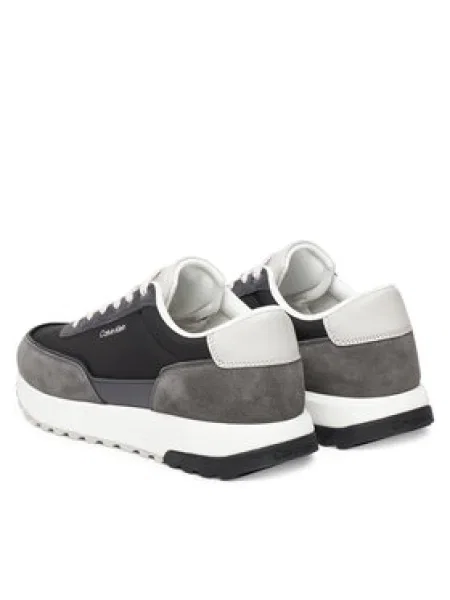 Pánske topánky Calvin Klein Low Top Lace Up Repreve Mix Formal Gray/Eggshell/Creamy White čierna