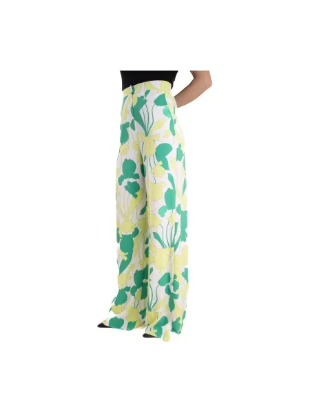 Pantaloni Linea Emme Marella alb