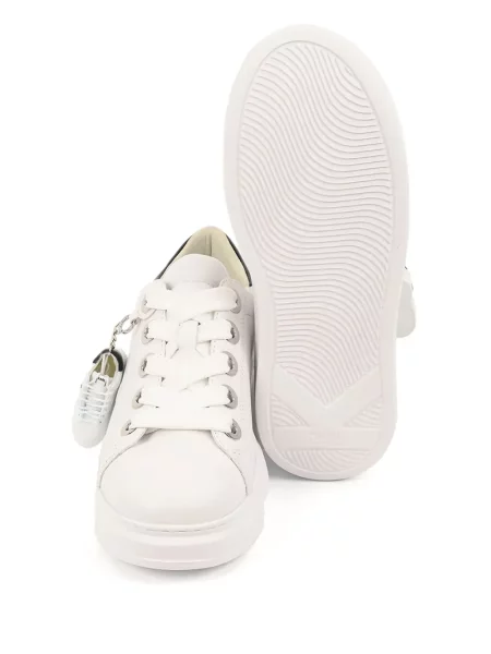 Δερμάτινα sneakers Karl Lagerfeld λευκό
