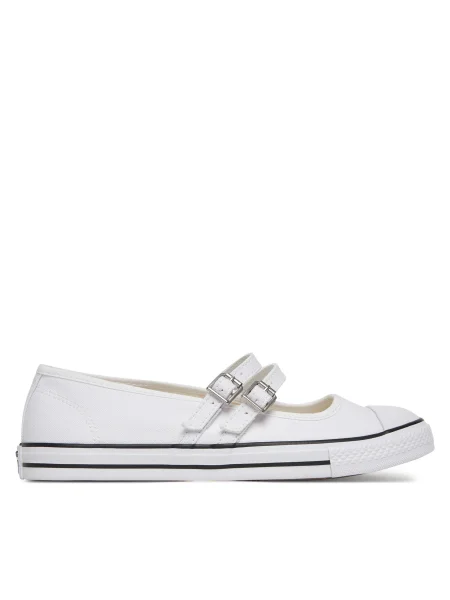Baleríny Converse biela