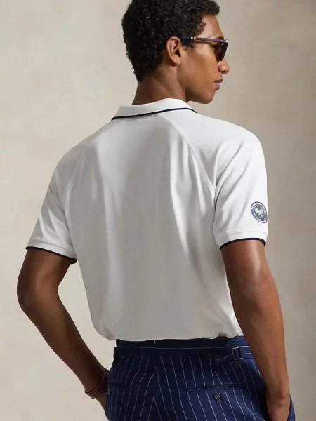 Tricou polo Polo Ralph Lauren alb