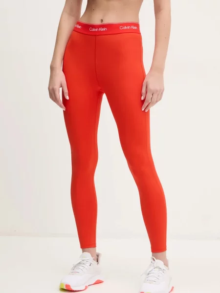 Calvin Klein Performance sportovní legíny červené