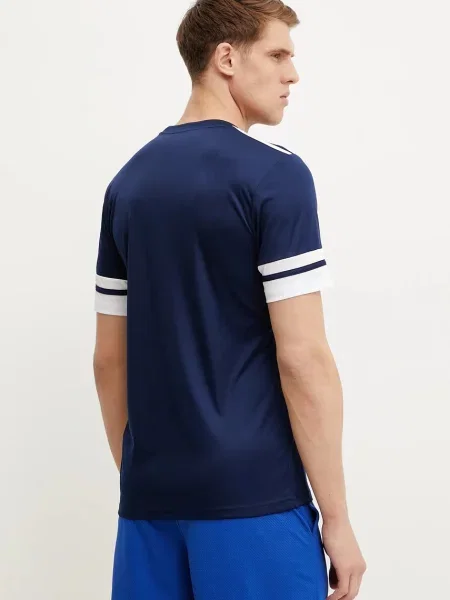 Adidas Performance edzős póló Squad 25 sötétkék nyomott mintás kék