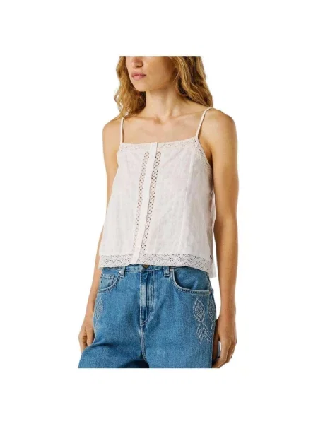 Top Pepe Jeans alb