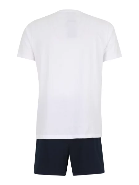FILA Pijama scurtă negru alb