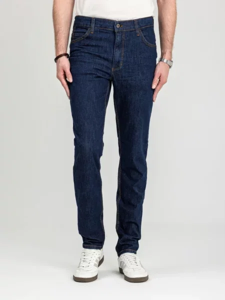 MUSTANG Farmer Mustang Style Tramper Tapered Denim Blue farmer kék