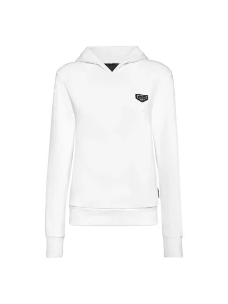 Bluza z kapturem Philipp Plein z kapturem biała